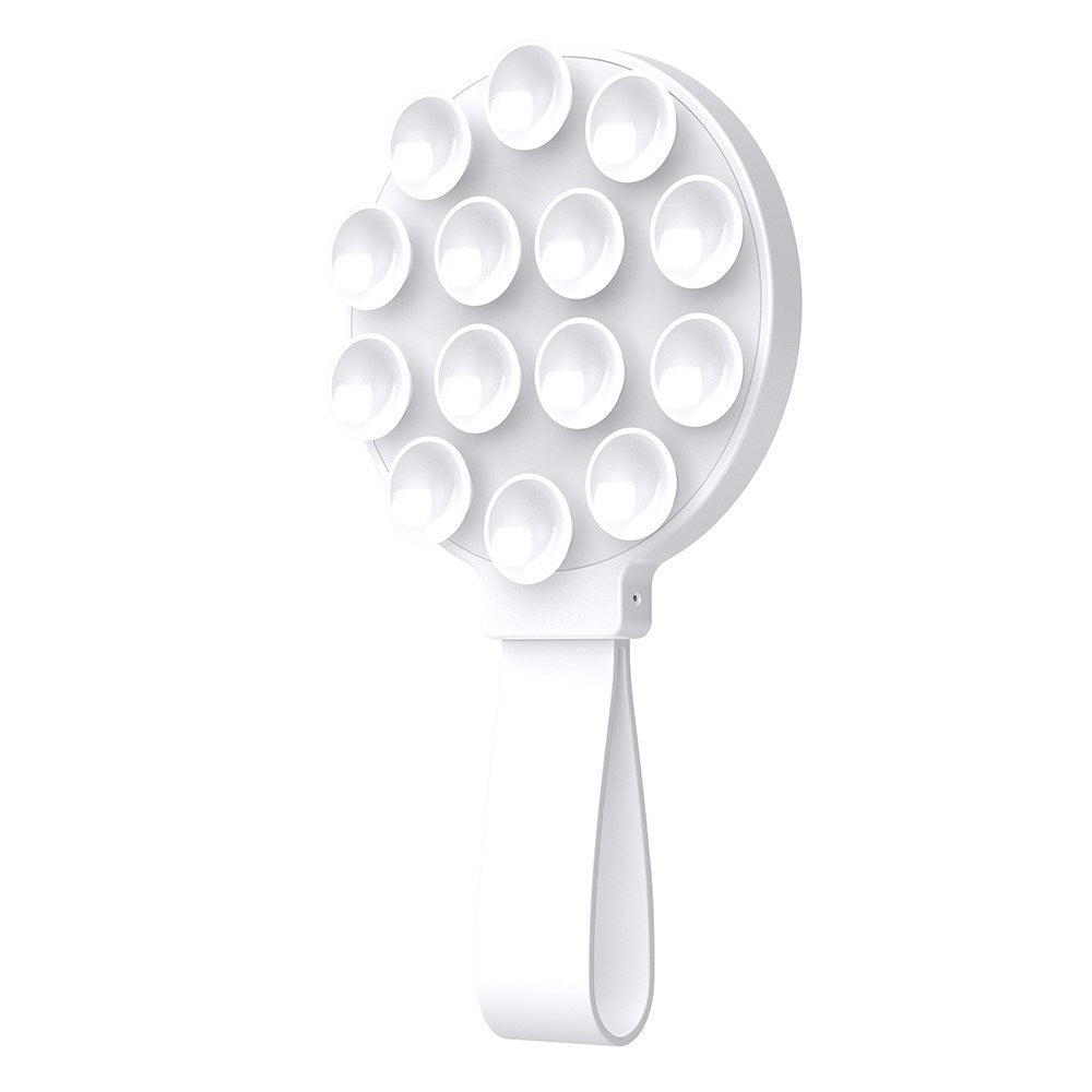 Silikone Sugekop Mobilholder - MagSafe Kompatibel - Hvid