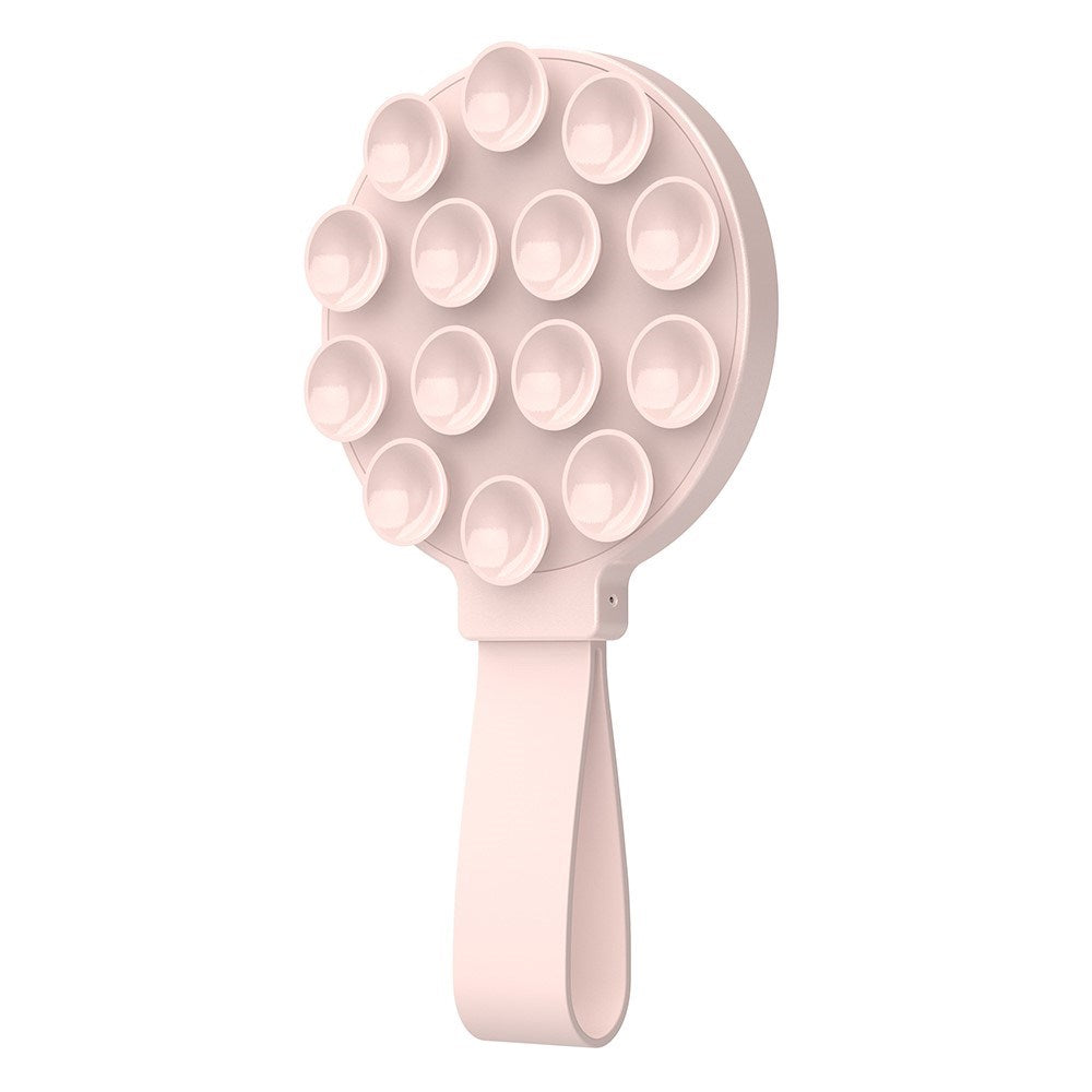 Silikone Sugekop Mobilholder - MagSafe Kompatibel - Lyserød