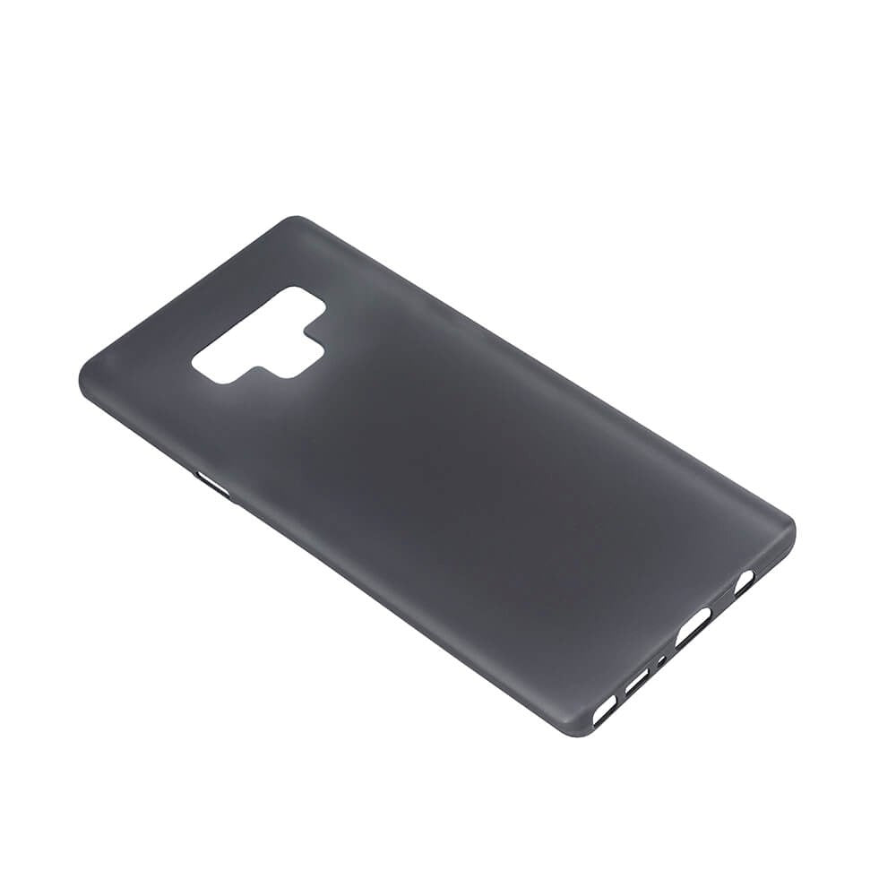 Samsung Galaxy Note 9 GEAR Semi Transparent Fleksibelt Plast Mobil Cover - Sort