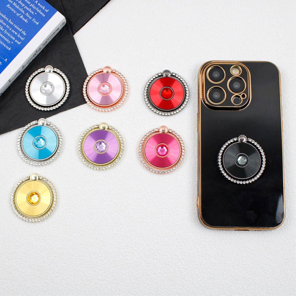 Mobil Selvklæbende Holder - Ring - Rød