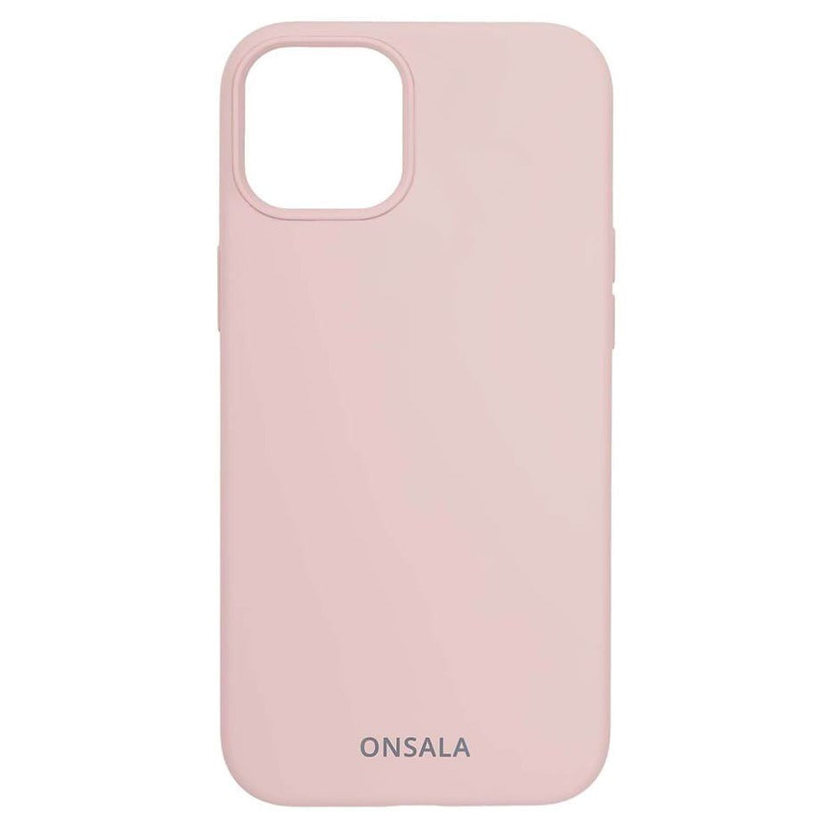 iPhone 13 GEAR Onsala Collection Liquid Silikone Bagside Cover - Sand Pink