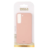 Samsung Galaxy S22 GEAR Onsala Collection Liquid Silikone Bagside Case - Sand Pink