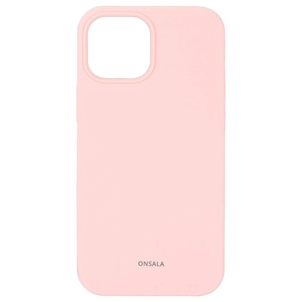 iPhone 13 Mini GEAR Onsala Collection Liquid Silikone Bagside Case - Chalk Pink