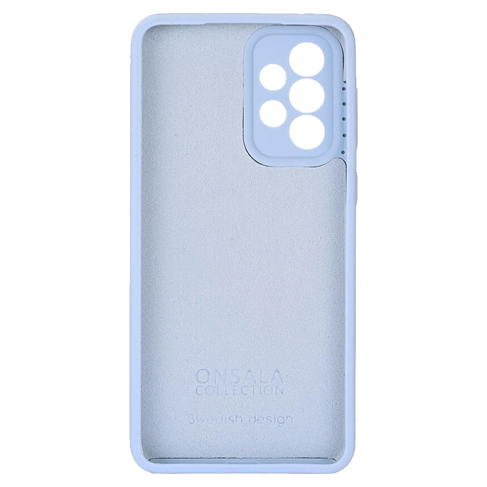 Samsung Galaxy A33 (5G) GEAR Onsala Collection Liquid Silikone Bagside Case - Light Blue