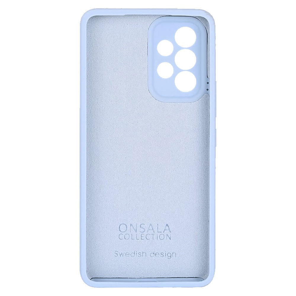 Samsung Galaxy A53 (5G) Onsala Collection Liquid Silikone Bagside Case - Light Blue