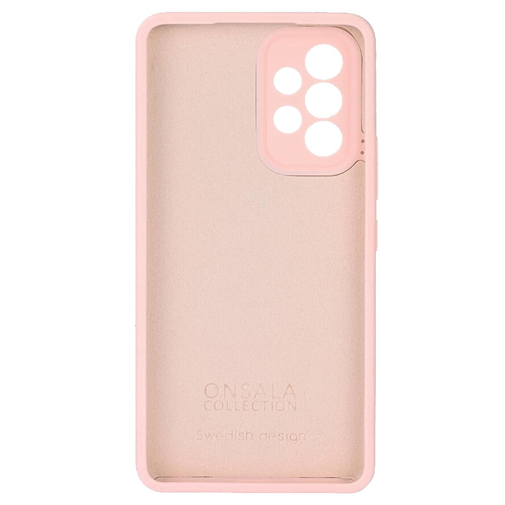 Samsung Galaxy A53 (5G) Onsala Collection Liquid Silikone Bagside Case - Chalk Pink