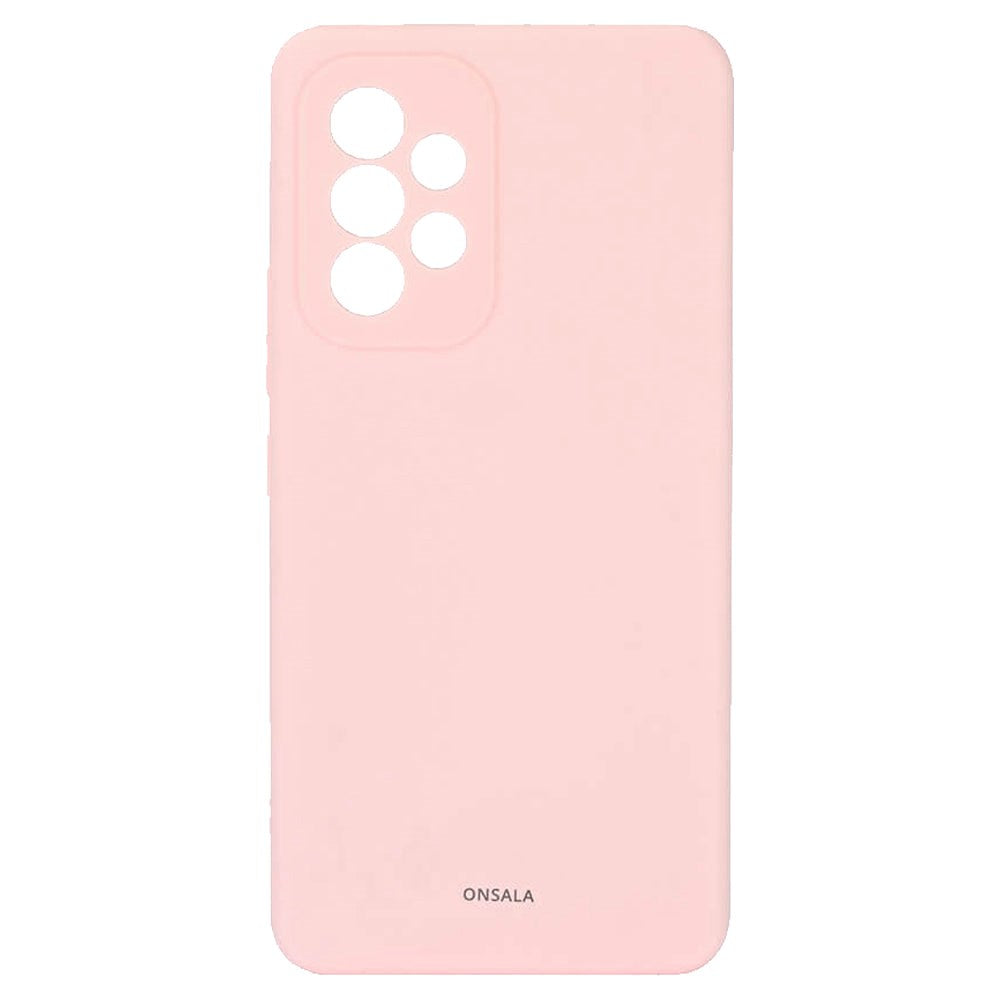 Samsung Galaxy A53 (5G) GEAR Onsala Collection Liquid Silikone Bagside Case - Chalk Pink