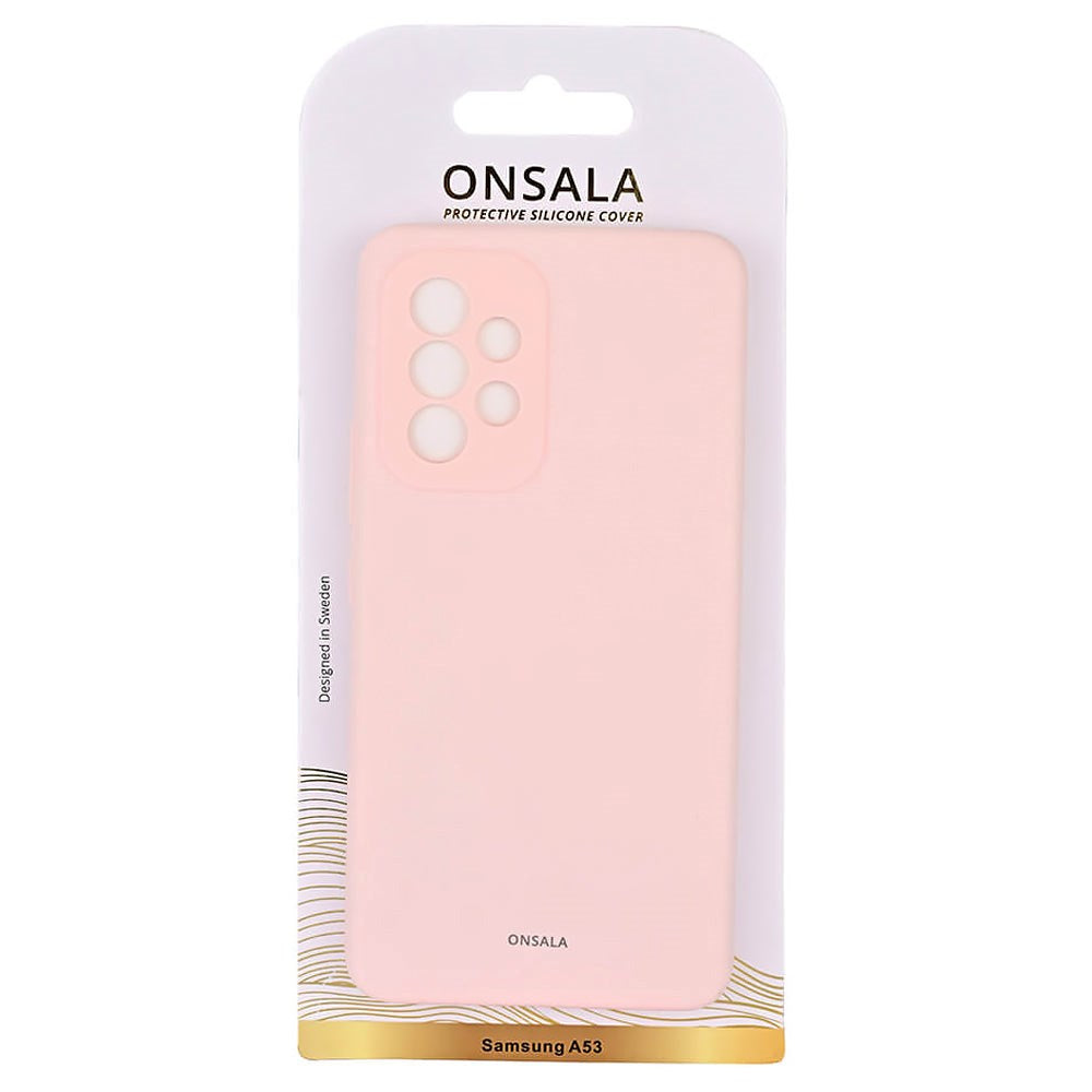 Samsung Galaxy A53 (5G) Onsala Collection Liquid Silikone Bagside Case - Chalk Pink