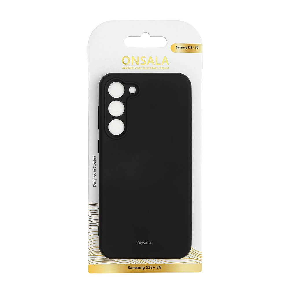 Samsung Galaxy S23+ (Plus) Onsala Silikone Bagside Case - Black