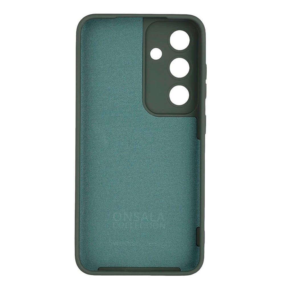 Samsung Galaxy S24 GEAR Onsala Silikone Bagside Case - Mørkegrøn