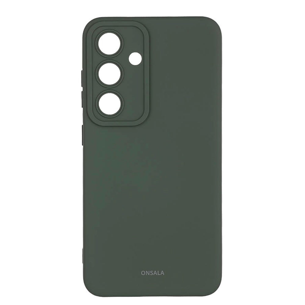 Samsung Galaxy S24 GEAR Onsala Silikone Bagside Case - Mørkegrøn