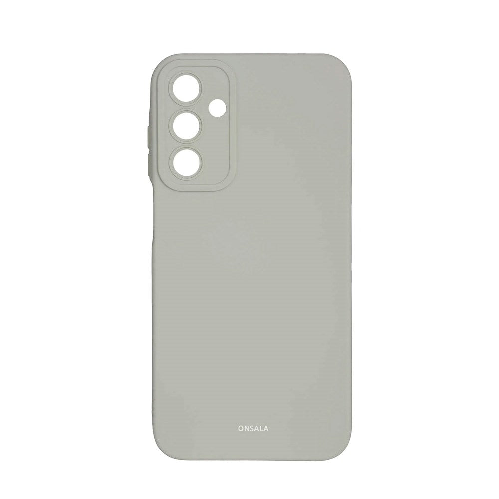 Samsung Galaxy A16 Bagsidecover fra ONSALA – Slankt, Genanvendeligt Silikone Design - Grå