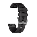 Universal Garmin 22mm Rem Tech-Protect Smooth Rem - Sort