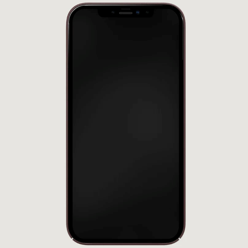 Nudient Thin Case V3 iPhone 13 Bagside Cover - Sangria Red