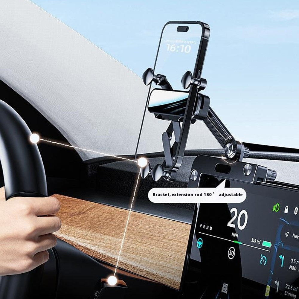 Mobilholder til Tesla Model 3 / Model Y (2020-22) - Skærm - Sort