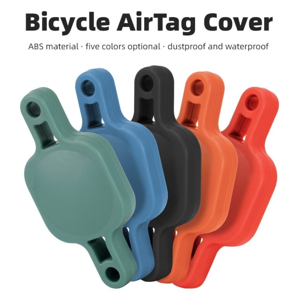 AirTag Plastik Cover m. Montering til Cykel - Blå