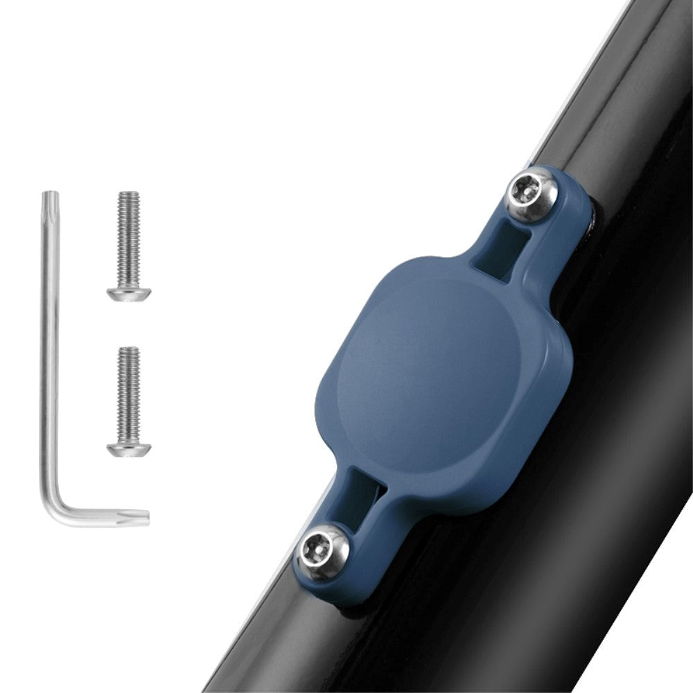 AirTag Plastik Cover m. Montering til Cykel - Blå