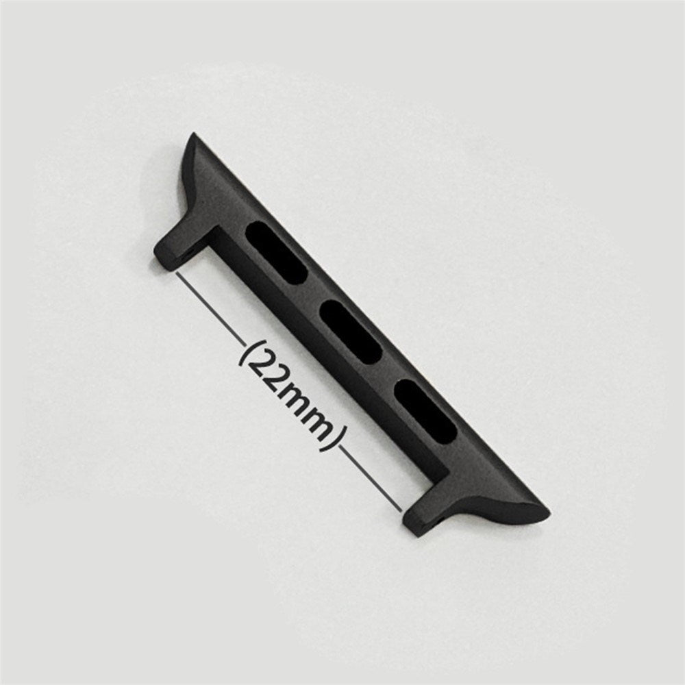 Apple Watch (42/44/SE/45/46/49mm) Adapter til Urrem - 22mm - Black