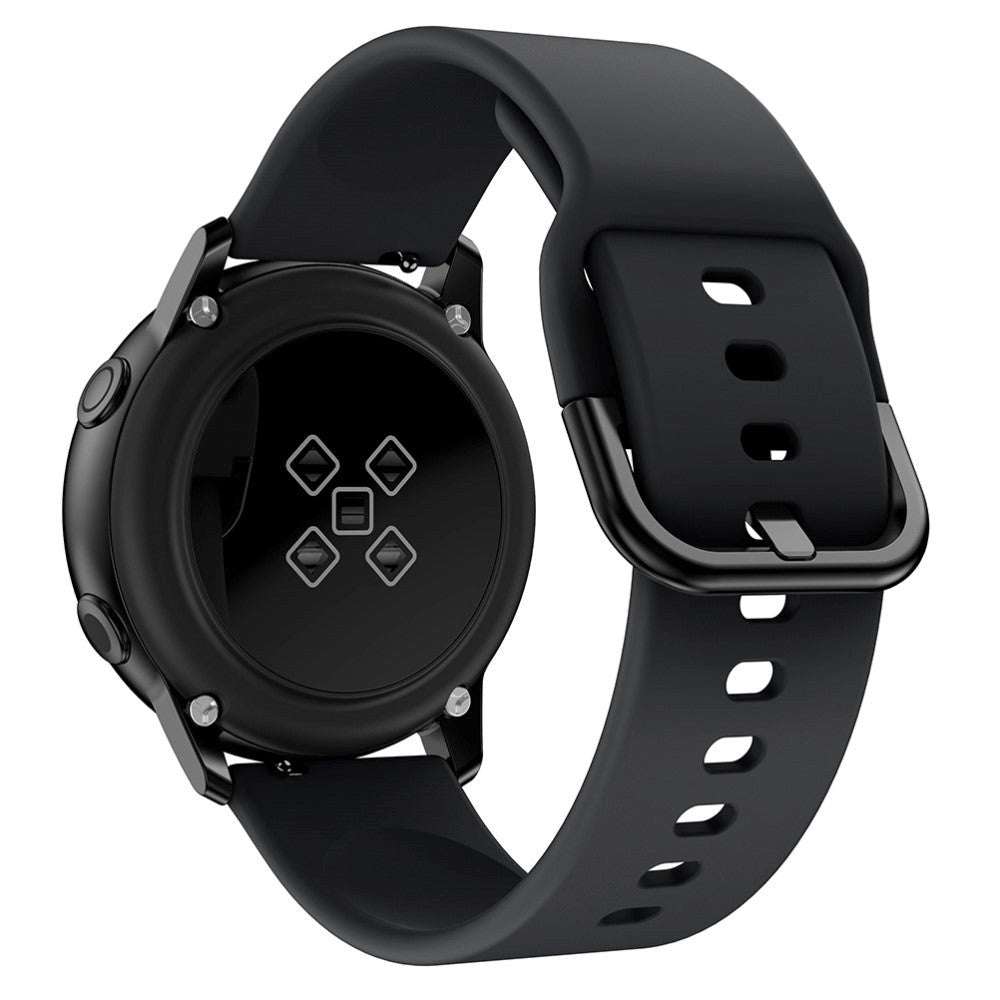 Smartwatch Rem af Silikone (20mm) - Sort