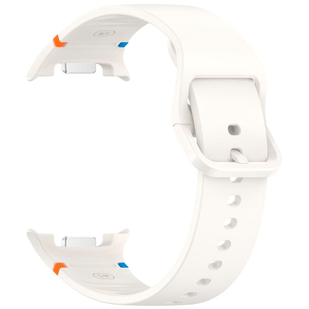 Samsung Galaxy Watch 8 / 8 Classic (40 / 44 / 46mm) - EIDERWOOD Silikone Rem m. Sylinje - Starlight