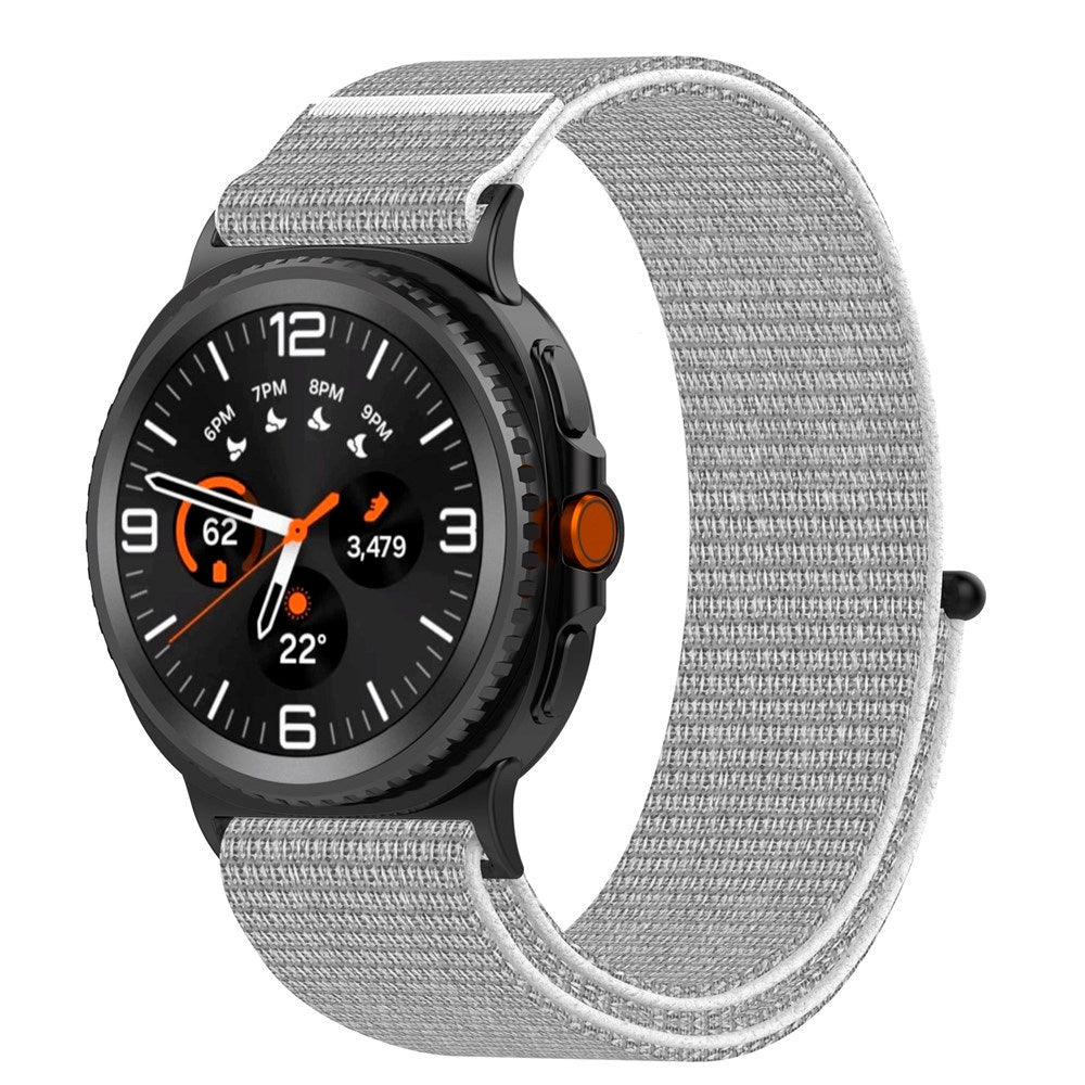 Samsung Galaxy Watch 8 / 8 Classic (40 / 44 / 46mm) - EIDERWOOD Nylon Rem - Grå