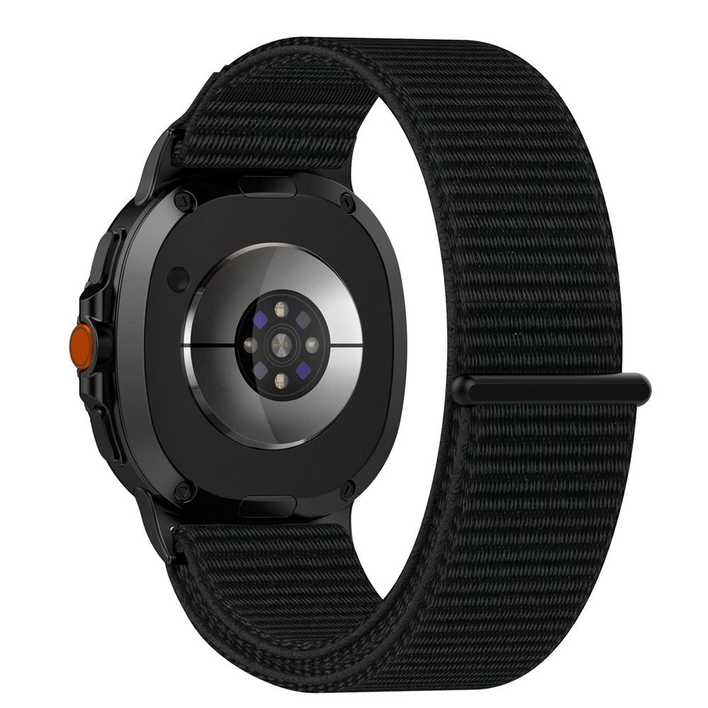 Samsung Galaxy Watch 8 / 8 Classic (40 / 44 / 46mm) - EIDERWOOD Nylon Rem - Sort