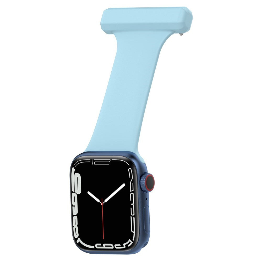 Apple Watch (38/40/SE/41/42mm) Silikone Sygepleje Rem - Blå