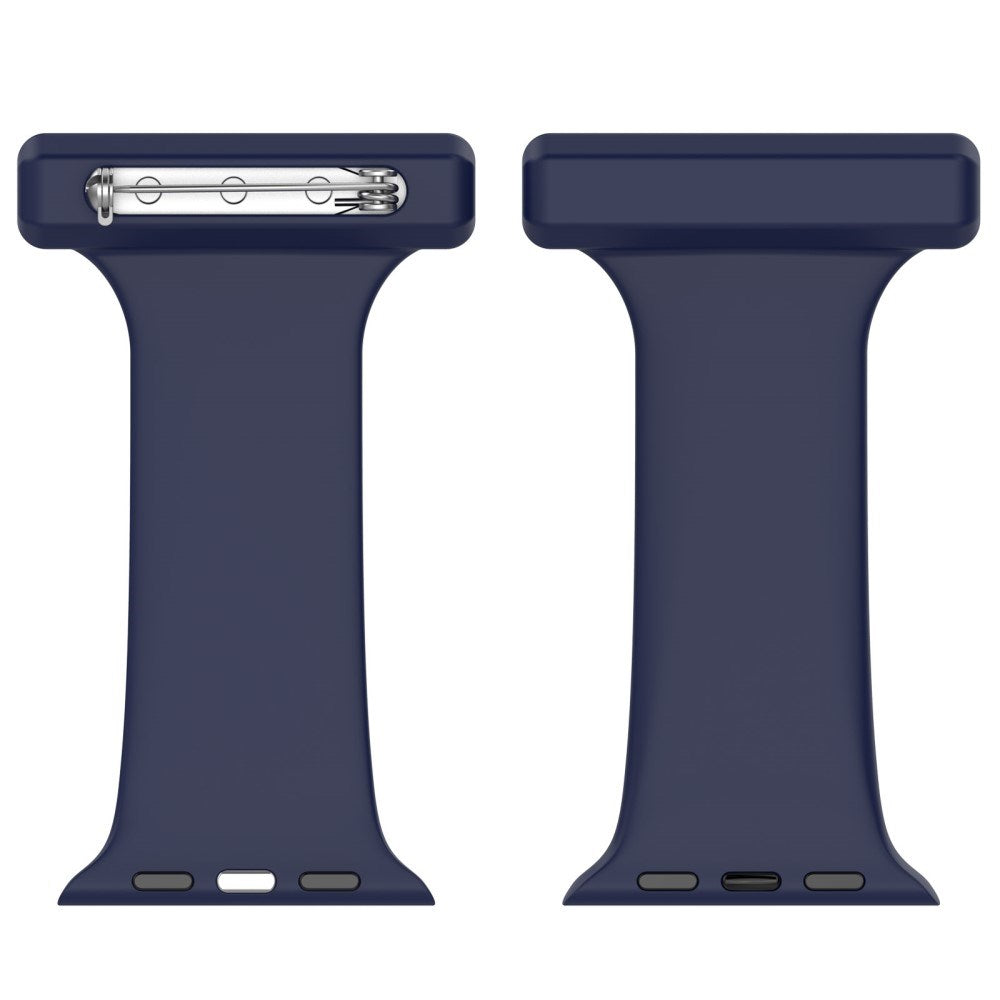 Apple Watch (38/40/SE/41/42mm) Silikone Sygepleje Rem - Blå