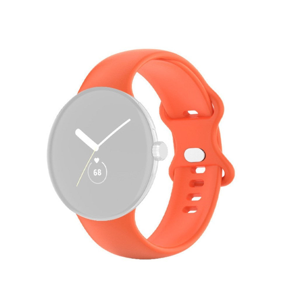 EIDERWOOD Google Pixel Watch 1 / 2 / 3 (41mm) Silikone Rem - Orange