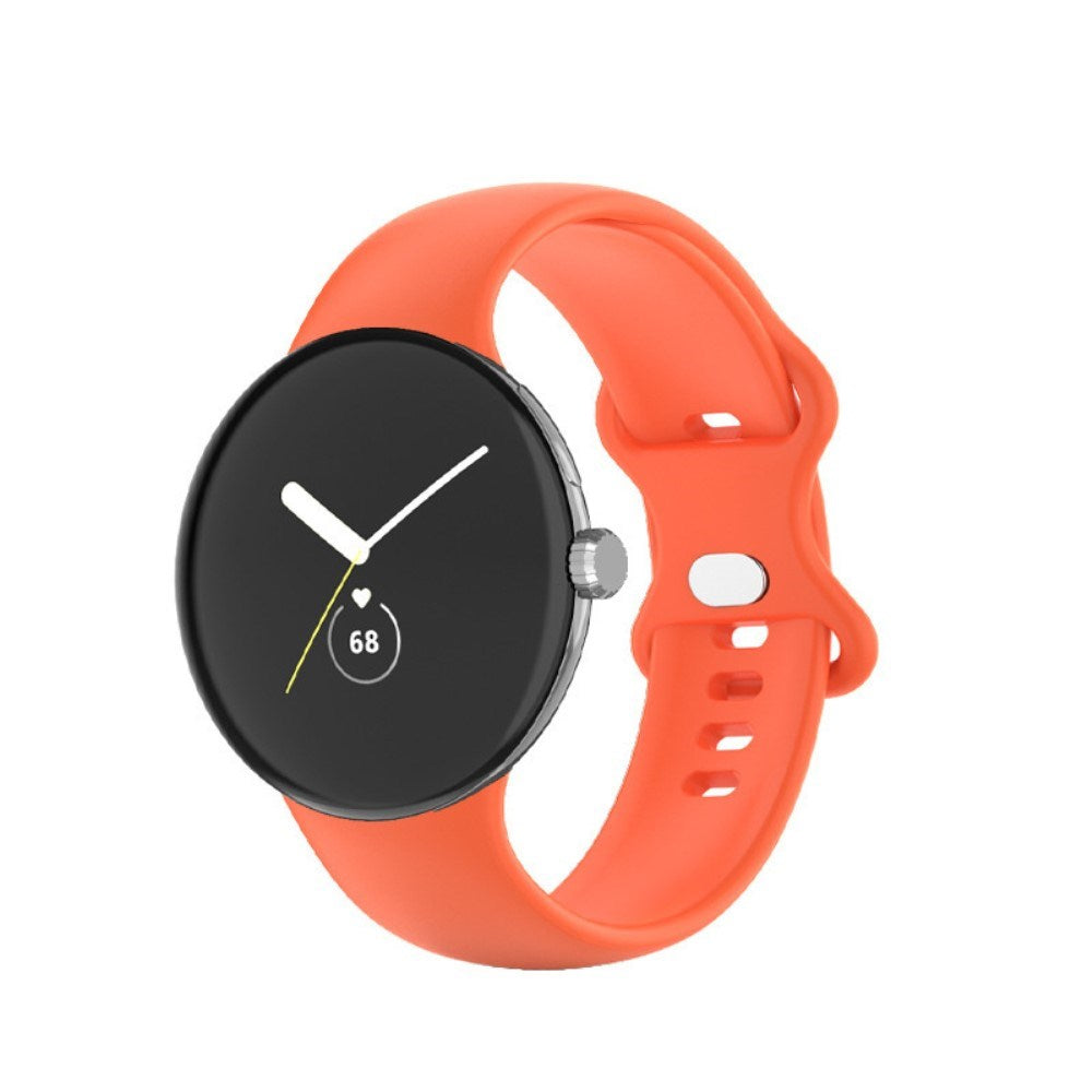 EIDERWOOD Google Pixel Watch 1 / 2 / 3 (41mm) Silikone Rem - Orange
