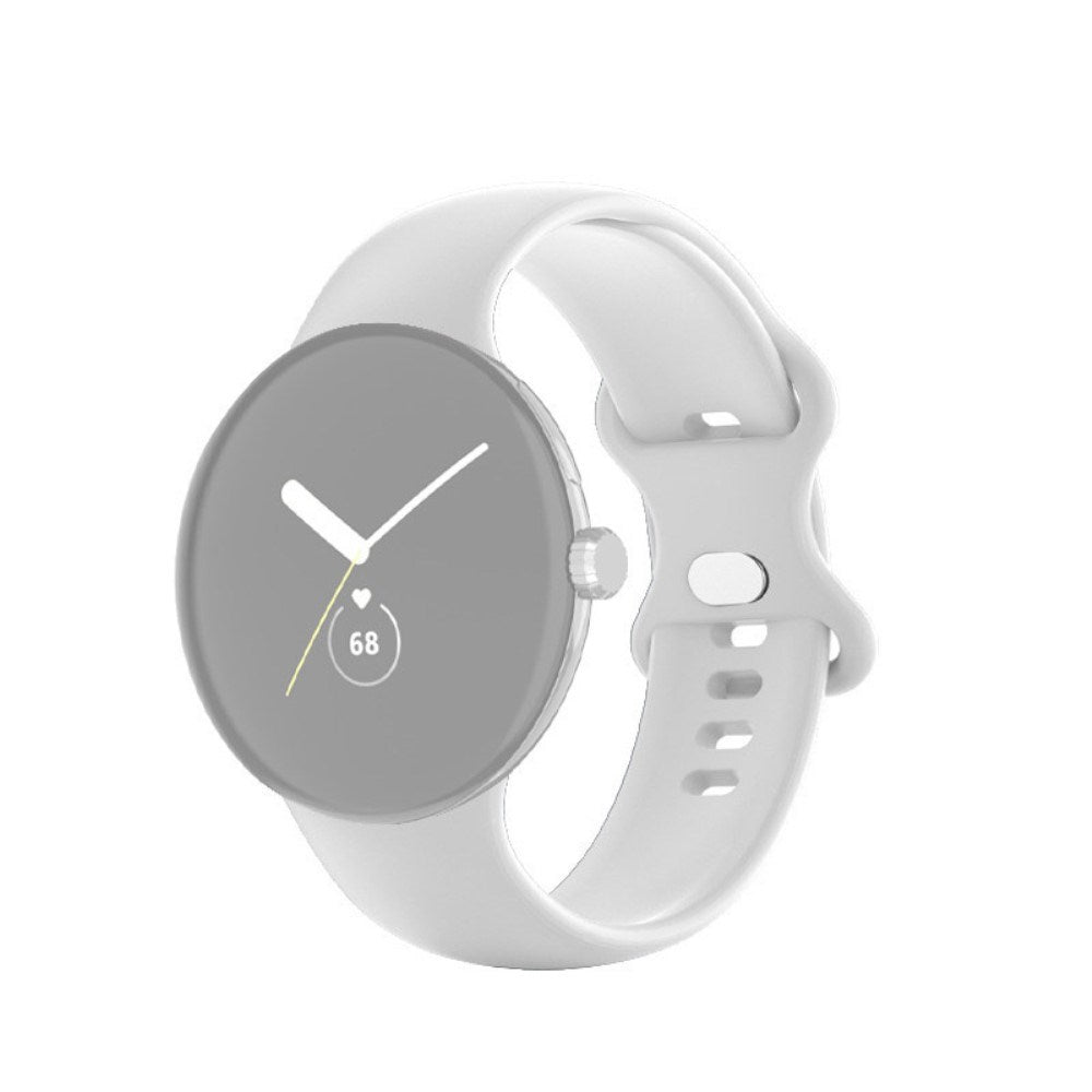 EIDERWOOD Google Pixel Watch 1 / 2 / 3 Silikone Rem - Hvid