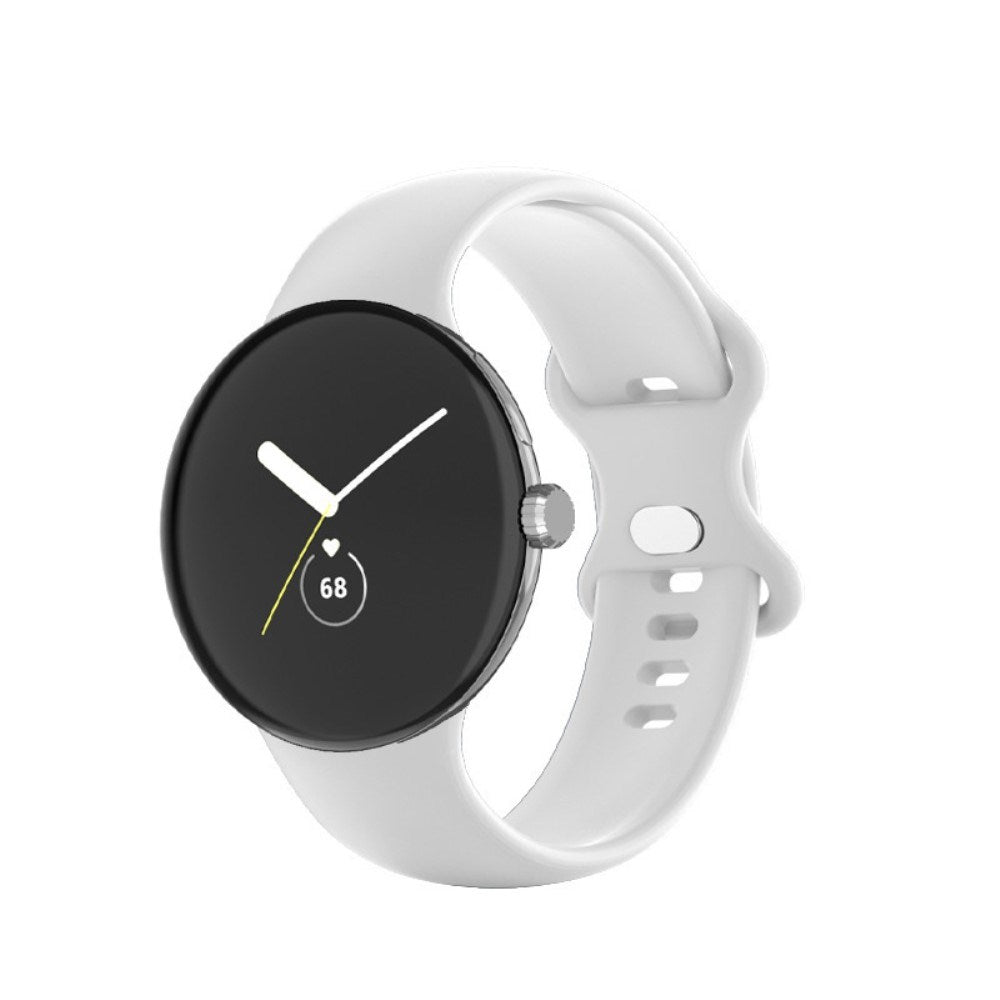 EIDERWOOD Google Pixel Watch 1 / 2 / 3 (41mm) Silikone Rem - Hvid