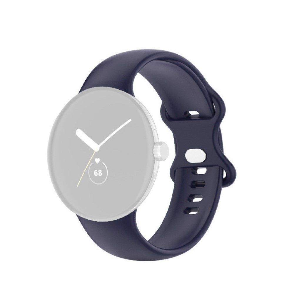 EIDERWOOD Google Pixel Watch 1 / 2 / 3 (41mm) Silikone Rem - Mørkeblå