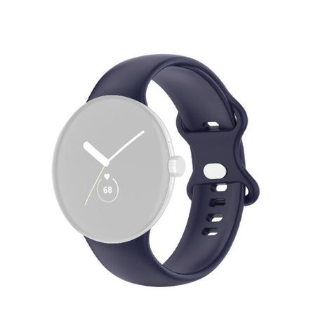 EIDERWOOD Google Pixel Watch 1 / 2 / 3 Silikone Rem - Mørkeblå