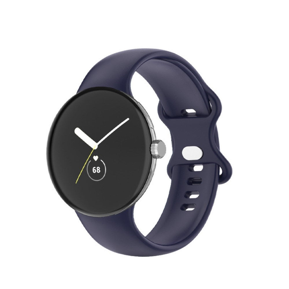 EIDERWOOD Google Pixel Watch 1 / 2 / 3 (41mm) Silikone Rem - Mørkeblå