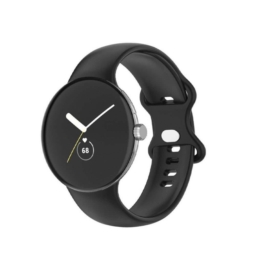 EIDERWOOD Google Pixel Watch 1 / 2 / 3 (41mm) Silikone Rem - Sort