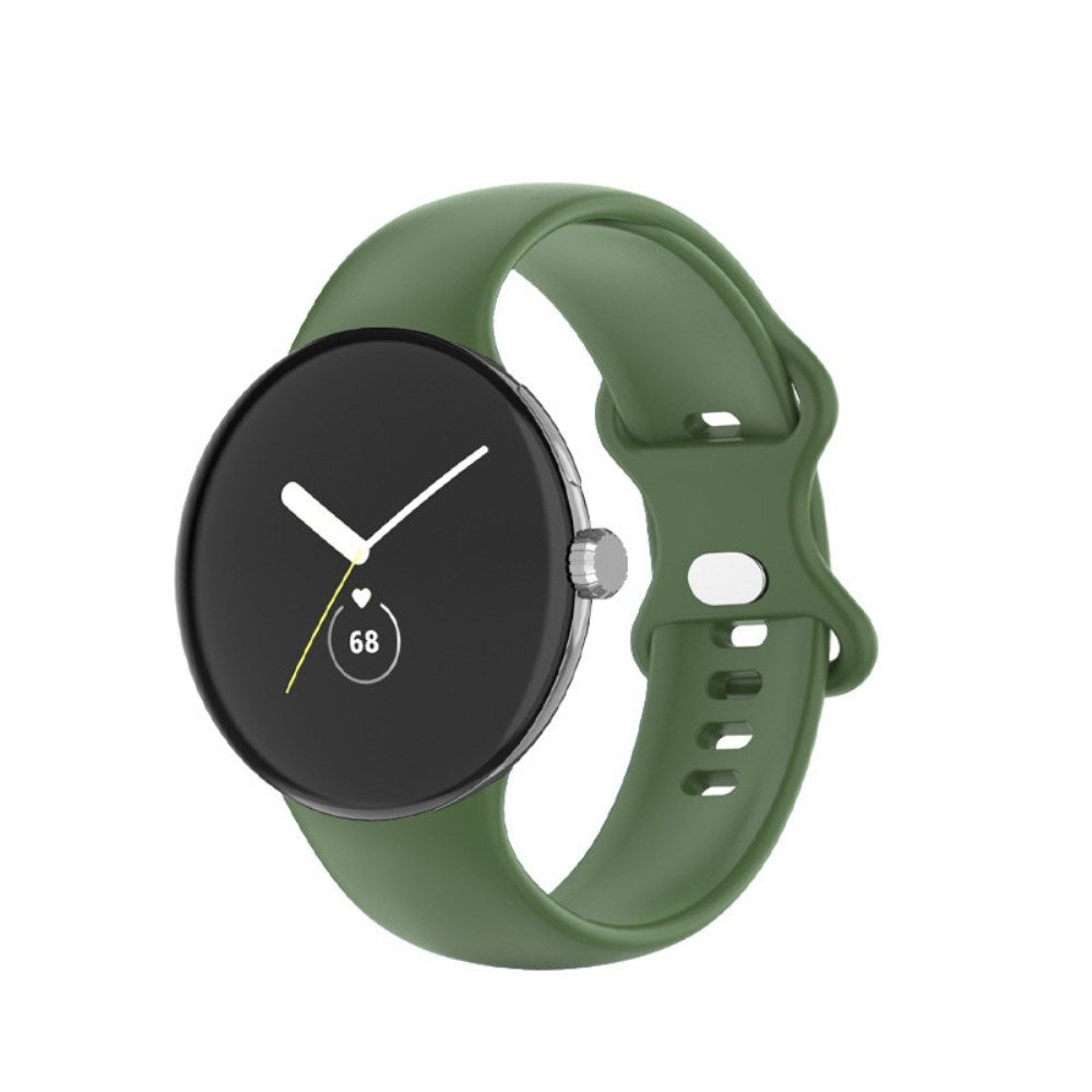 EIDERWOOD Google Pixel Watch 1 / 2 / 3 (41mm) Silikone Rem - Grøn
