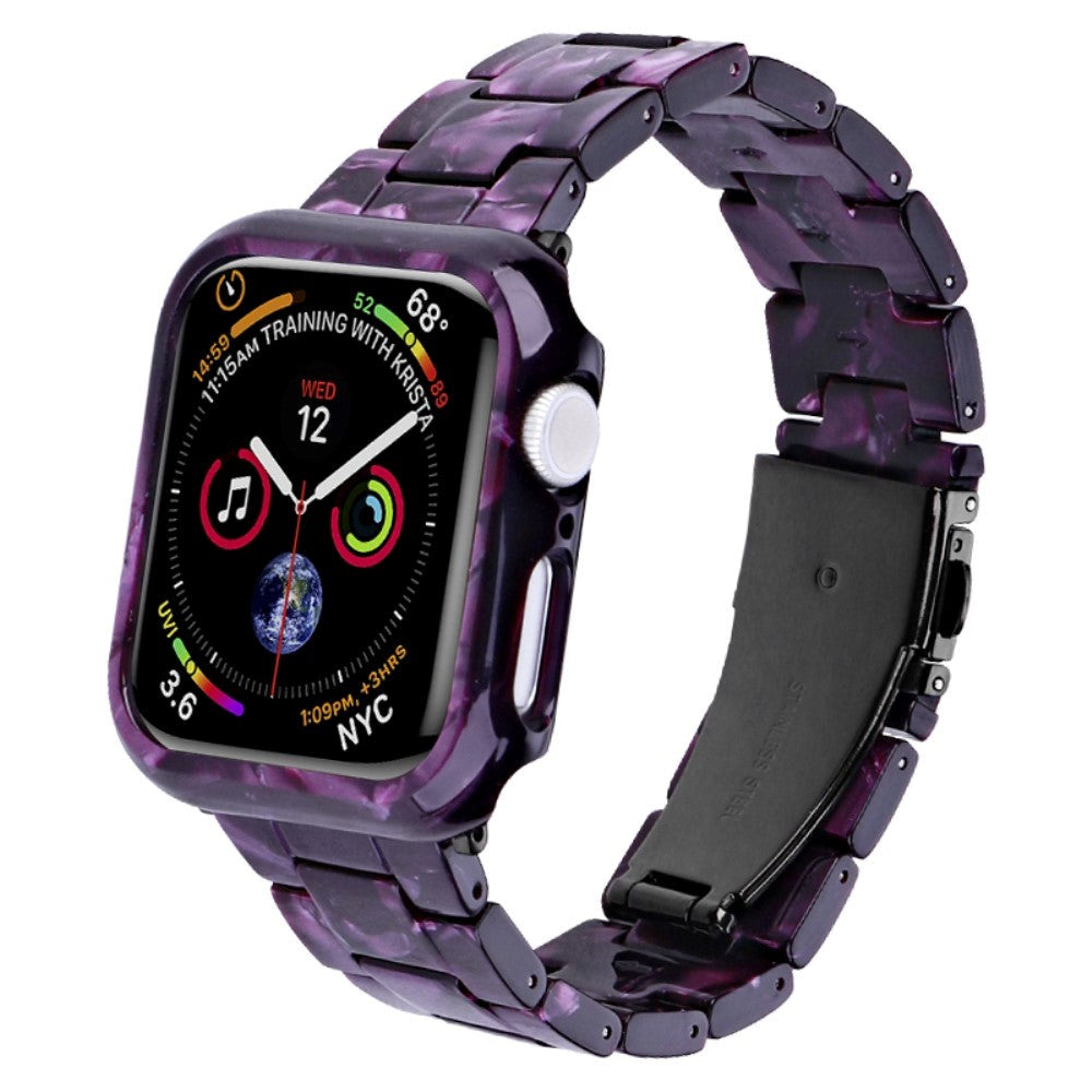 Apple Watch 9/8/7 (45mm) Rem & Cover i Harpiks - Lilla