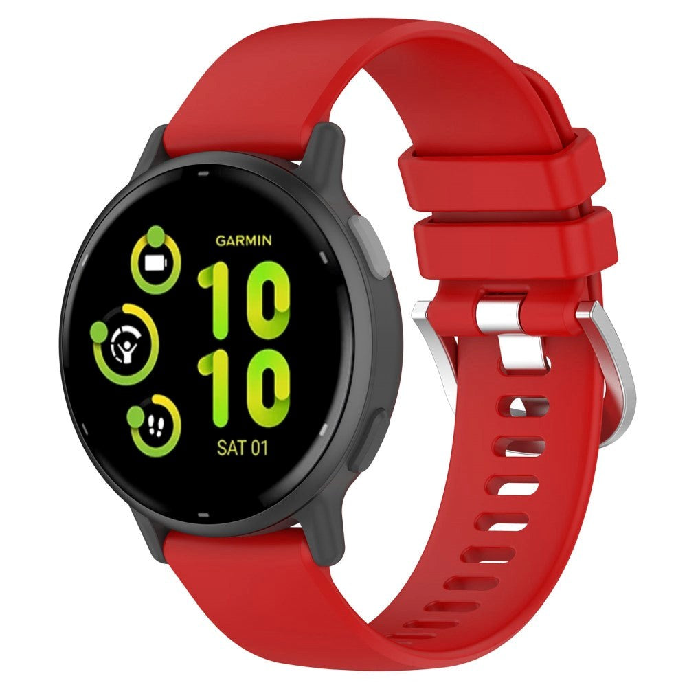 Garmin Vivoactive 5 Silikone Urrem - Rød
