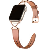 Apple Watch (38/40/SE/41/42mm) Klassisk Kunst Læder Smartwatch Rem - Brun