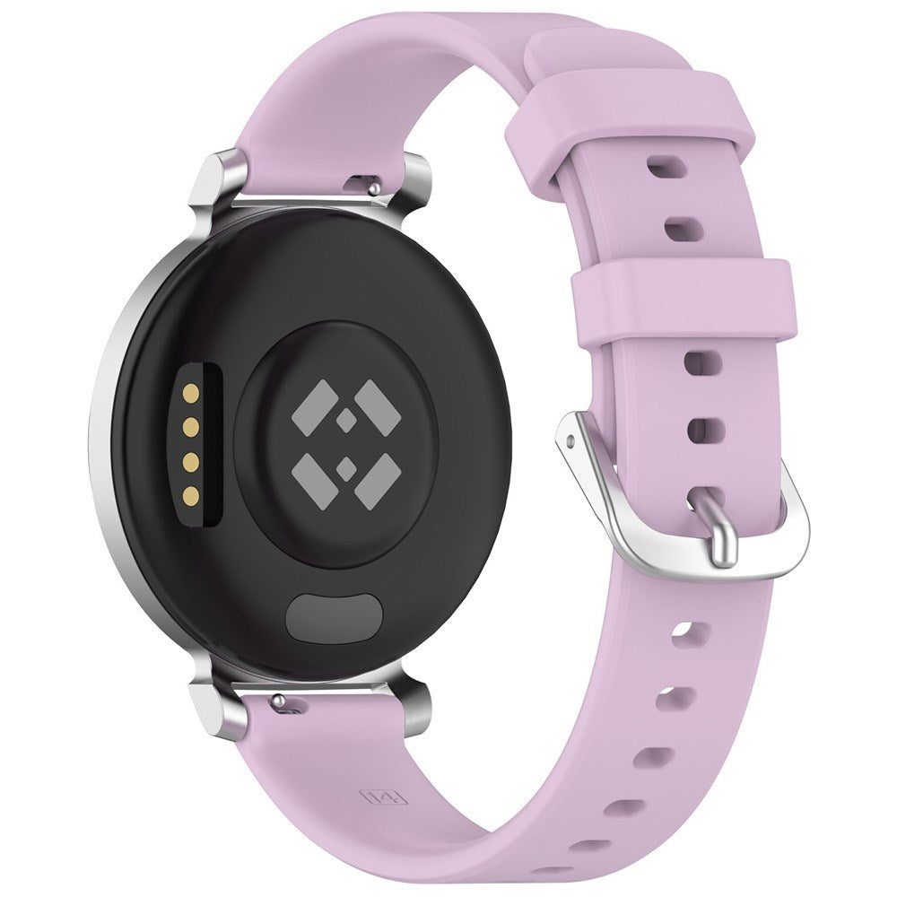 EIDERWOOD Garmin Lily 2 Silikone Urrem m. Metalspænde - Lilla