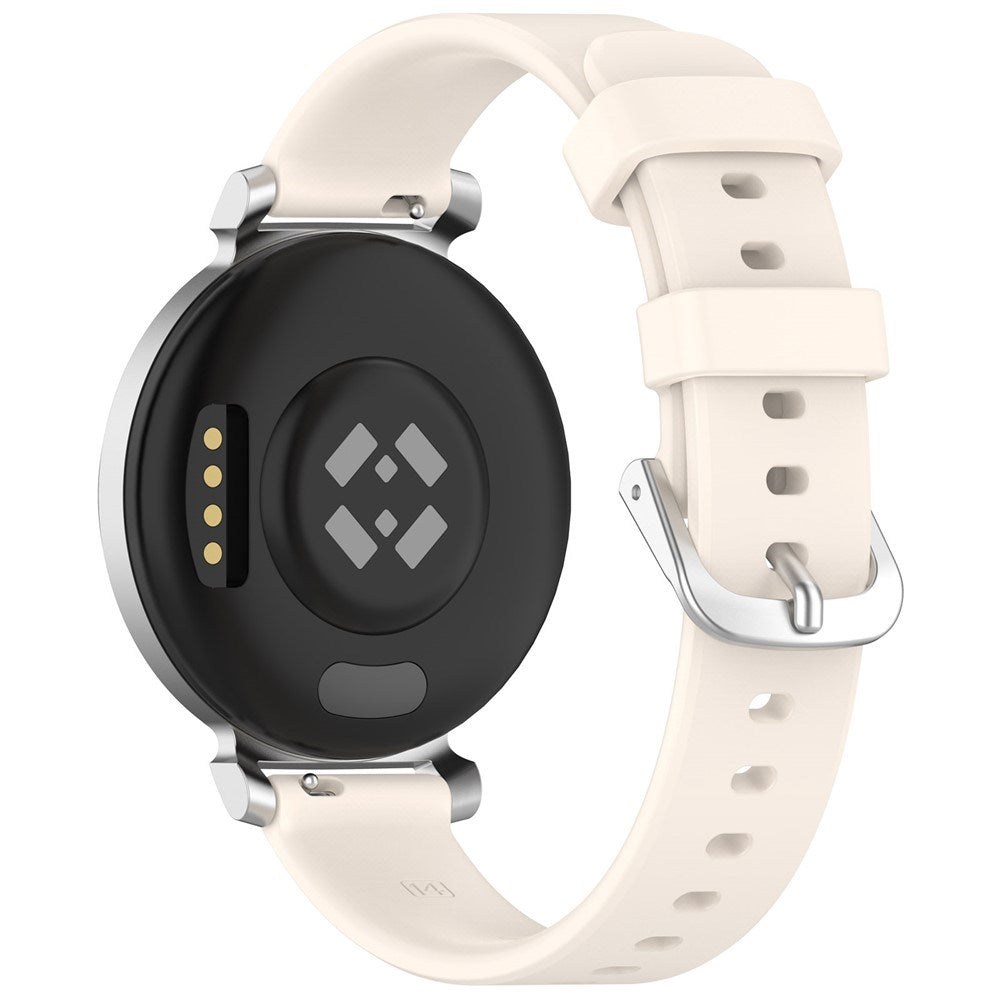EIDERWOOD Garmin Lily 2 Silikone Urrem m. Metalspænde - Beige