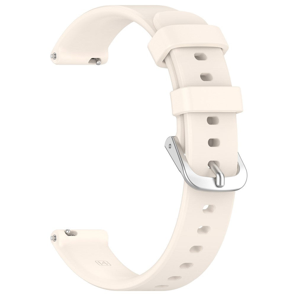 EIDERWOOD Garmin Lily 2 Silikone Urrem m. Metalspænde - Beige