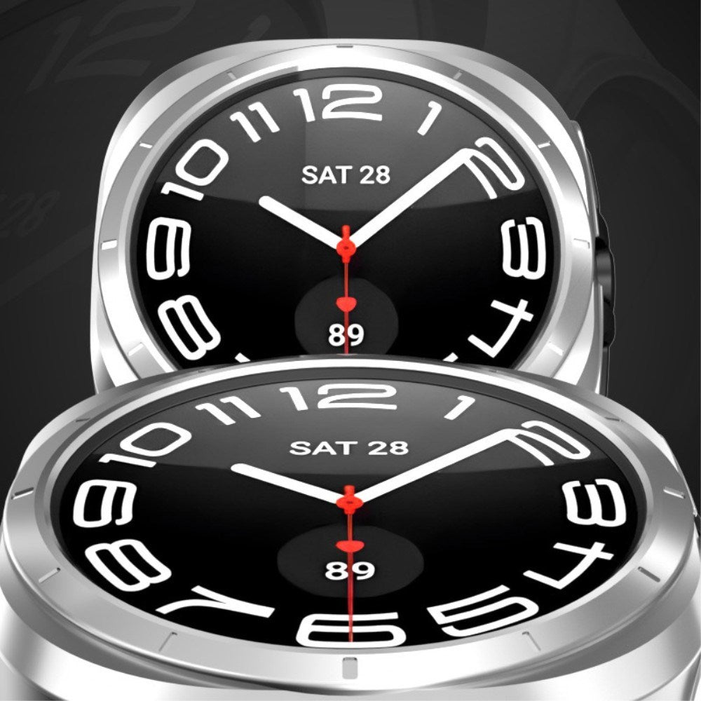 Cover til Samsung Galaxy Watch Ultra (47mm) - Hård Plast - Sølv