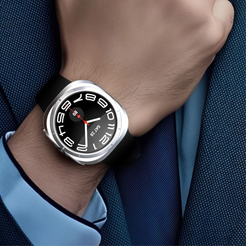 Cover til Samsung Galaxy Watch Ultra (47mm) - Hård Plast - Sølv