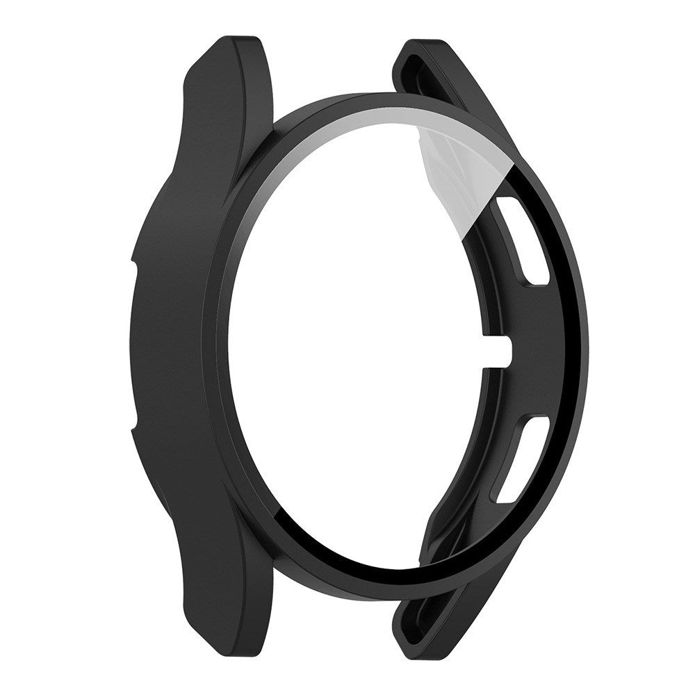 Samsung Galaxy Watch 4 (40mm) / FE (40mm) Cover m. Indbygget Skærmbeskytter i Hård Plastik - Sort
