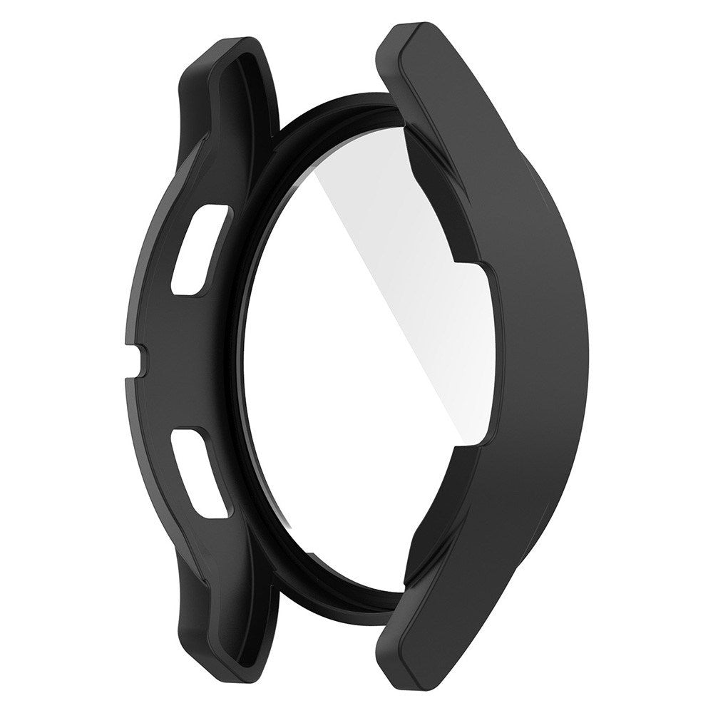 Samsung Galaxy Watch 4 (40mm) / FE (40mm) Cover m. Indbygget Skærmbeskytter i Hård Plastik - Sort