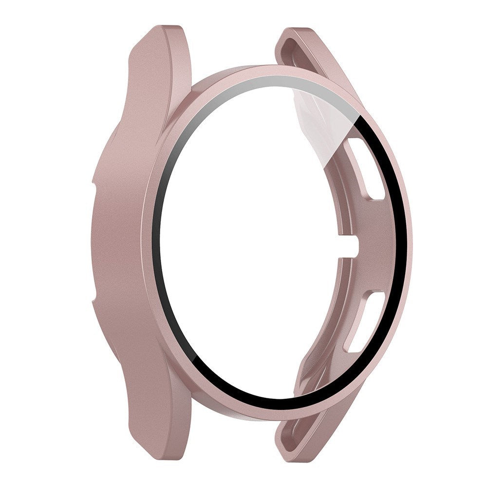 Samsung Galaxy Watch 4 (40mm) / FE (40mm) Cover m. Indbygget Skærmbeskytter i Hård Plastik - Lyserød