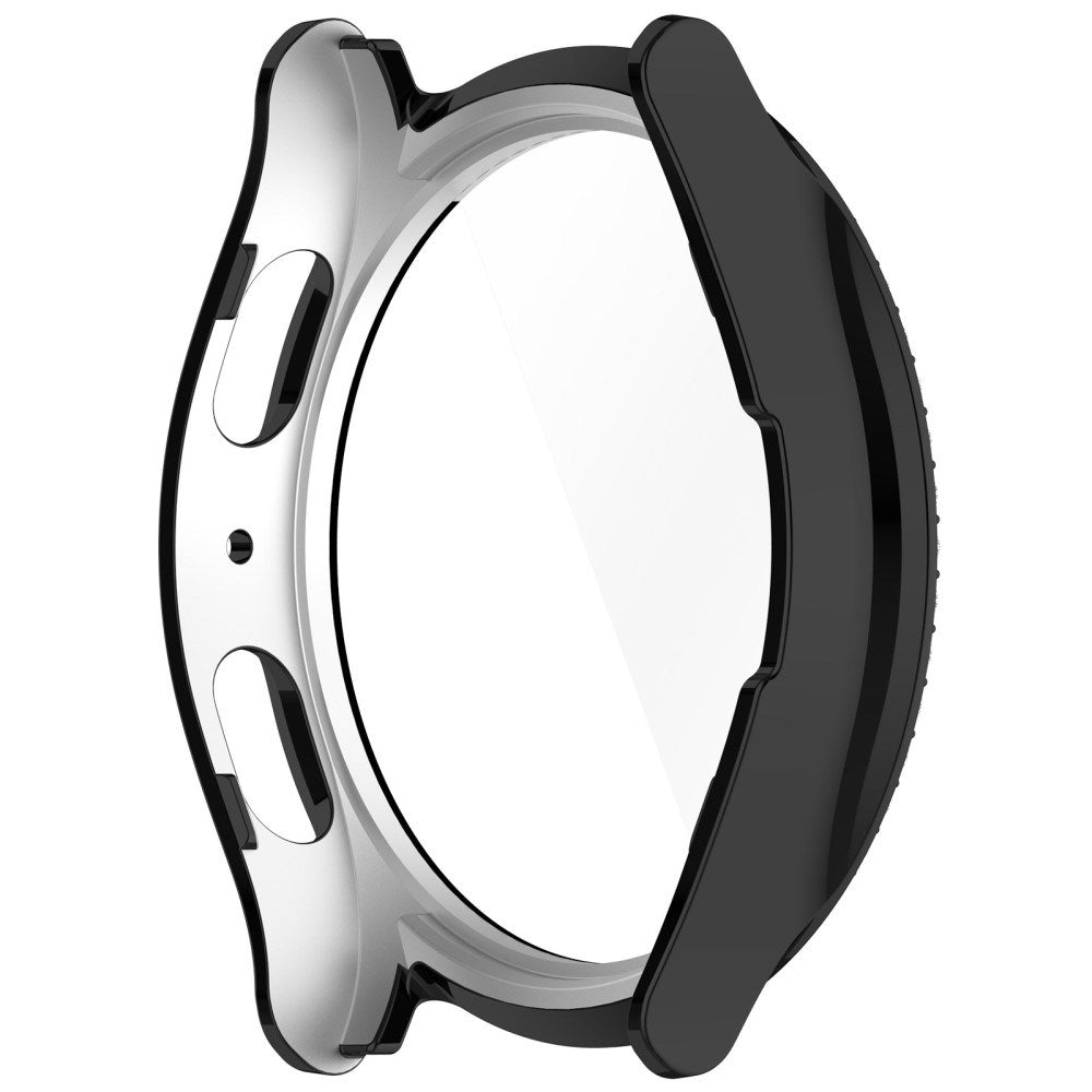 Samsung Galaxy Watch 7 (40mm) Hårdt Plast Case m. Indbygget Skærmbeskyttelse - Sort & Rhinsten