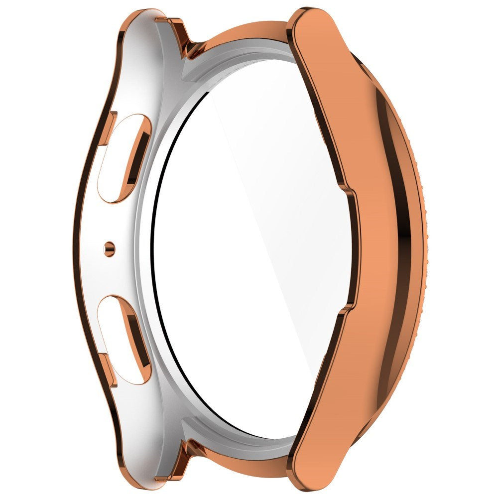 Samsung Galaxy Watch 7 (40mm) Hårdt Plast Case m. Indbygget Skærmbeskyttelse - Bronze & Rhinsten